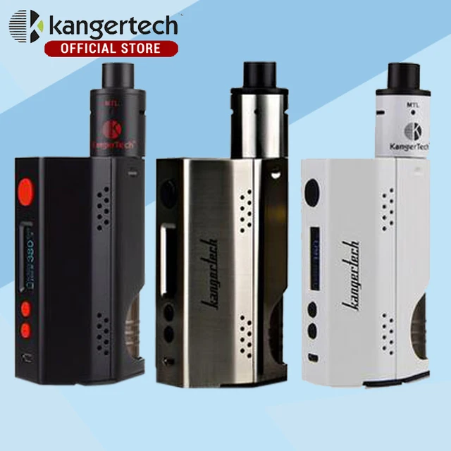 Kanger жидкостью vape dripbox 160 Вт starter kit с 7 мл емкость subdrip rda распылитель и тк 160 Вт dripmod e электронная сигарета