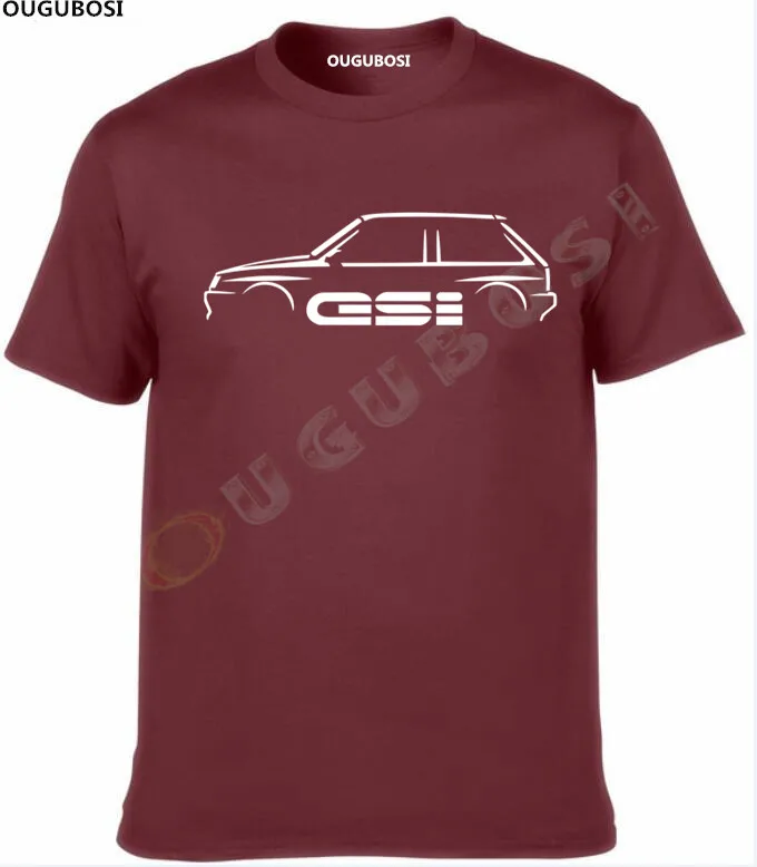 VAUXHALL NOVA GSI Вдохновленный ретро автомобиль футболка # GSI