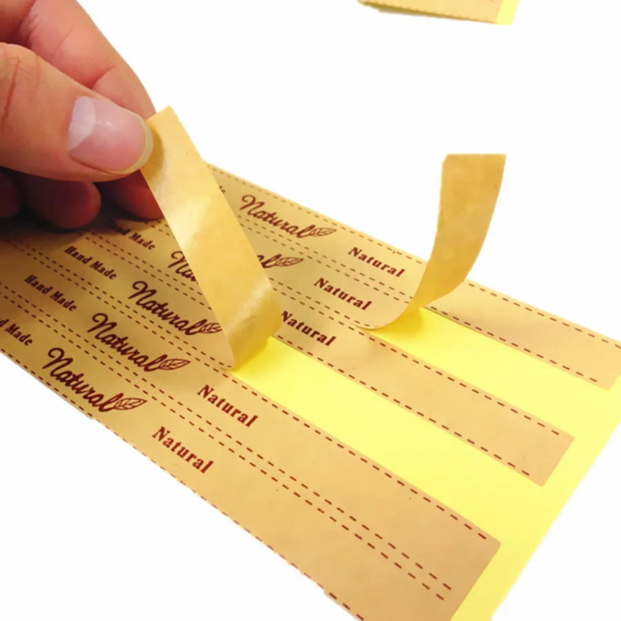 Natural do Vintage Feito à Mão Adesivo de Vedação Lote Série Artesanato Papel Faça Você Mesmo Presentes Postado Cozimento Decoração Etiqueta 300 Pçs - 4 High Quality Material escolar e de escritório