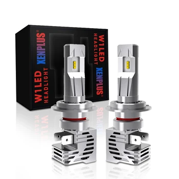

XENPLUS Original zes chips no copy W1 M3 12V 50W H7 H11 9005 Wireless Small 9006 9012 H4 LED headlight bulbs,2 Years Warranty