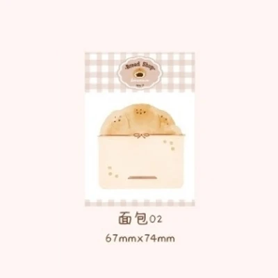 1х милый хотите есть продукты Kawaii Sticky Notes Post memo pad школьные принадлежности планировщик наклейки бумажные закладки для офиса канцелярские принадлежности - Цвет: A1