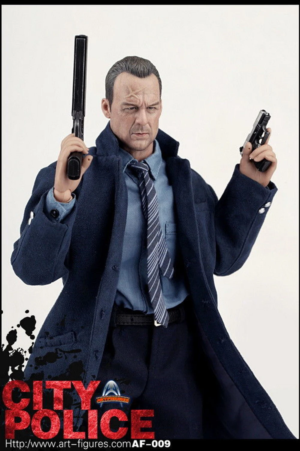 

1/6 Scale Art Figures AF009 Bruce Willis Action Figure Toy With Man Head and Suits Toys Full set action figure