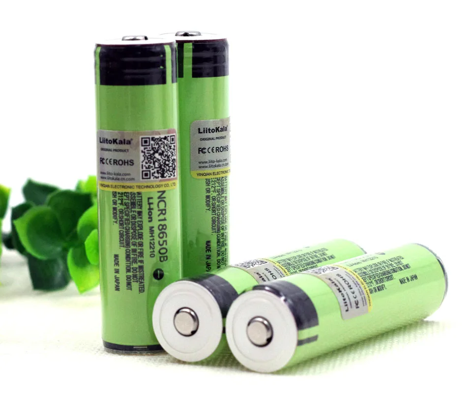 Liitokala НОВАЯ безопасная оригинальная NCR18650B 3400mAh 18650 аккумуляторная батарея с PCB 3,7 v для фонариков