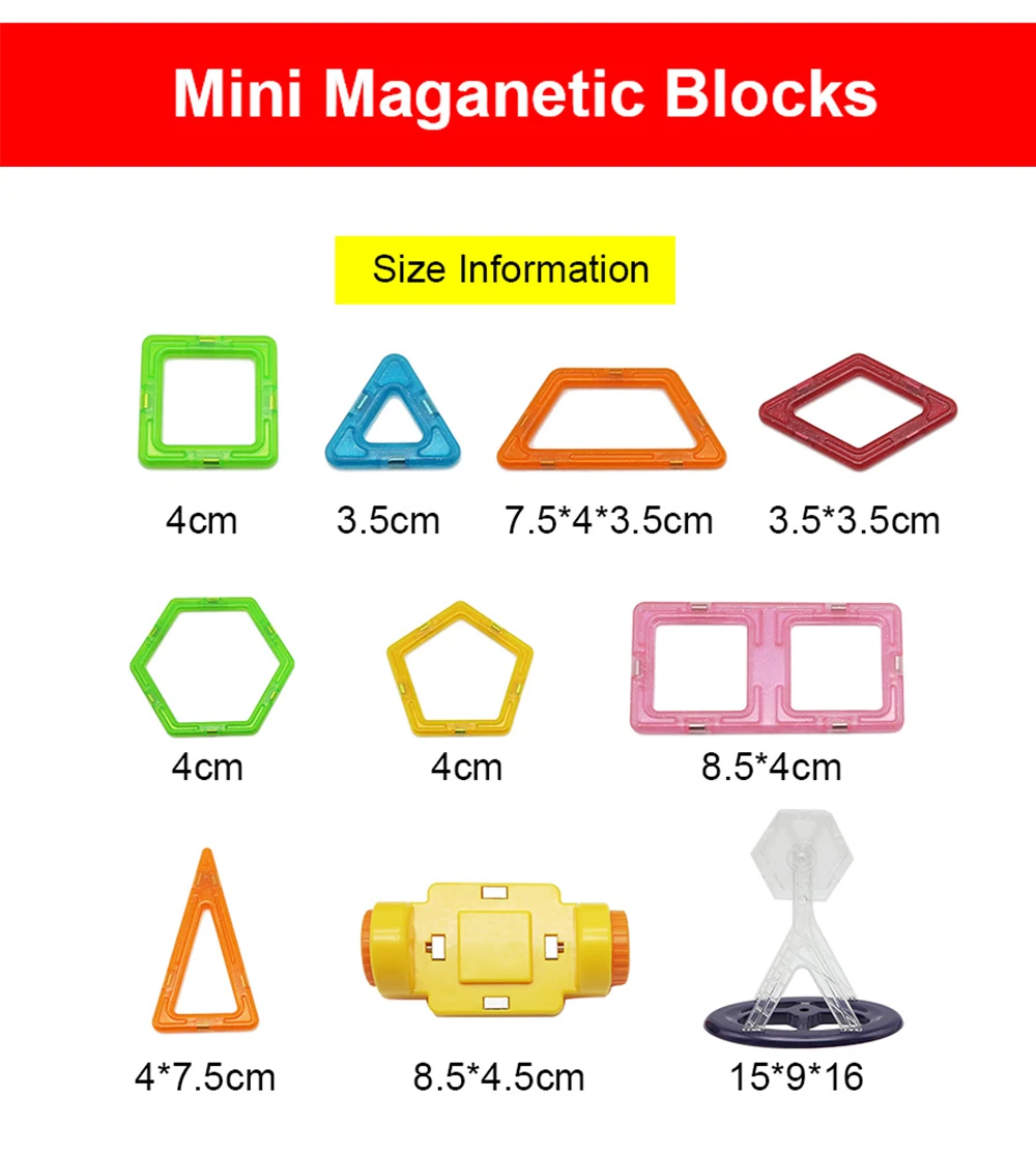 Магнитный конструктор мини размера, набор магнитных строительных блоков, Магнитный конструктор, развивающие игрушки для детей, подарок, 60 шт.-138 шт