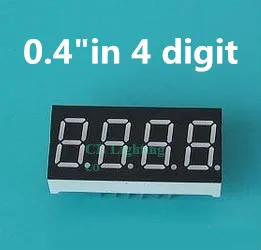 

Pure green 7 Segment LED Display 0.4 inch 1 / 2 / 3/ 4 bit Common Cathode Digital Tube seven Segment LED Display