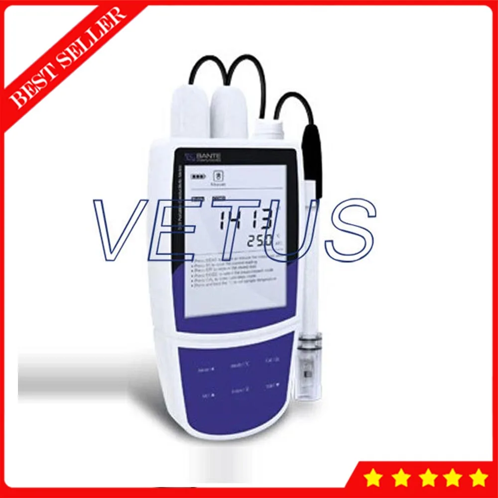 Bante531-DH высокоточные портативные цифровая Гидропоника Соленость метр с 0,01 до 200 мс/см диапазон проводимости