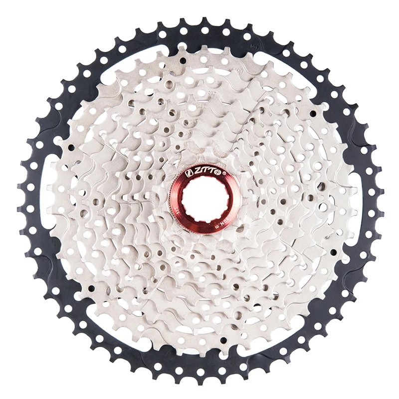 Silver Горячее предложение-Ztto Mtb 11 speed 11 S 11-50T L горный велосипед свободного хода с широким соотношением для деталей M7000 M8000 M9000 sunracing велосипед - Цвет: Silver