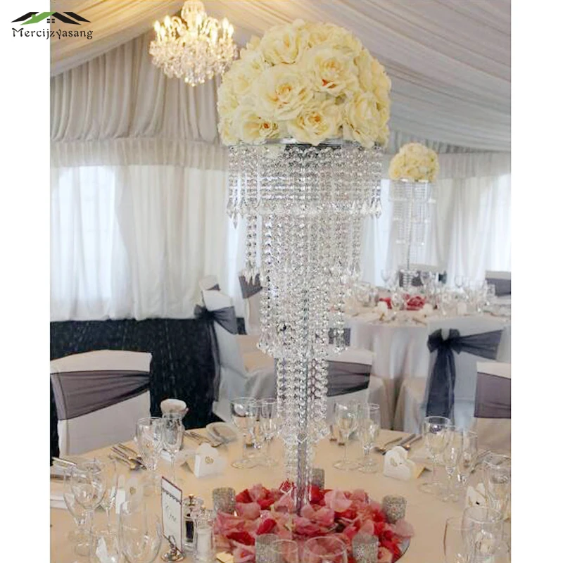 10 шт./лот вазы для цветов напольная хрустальная ваза цветочный держатель горшок