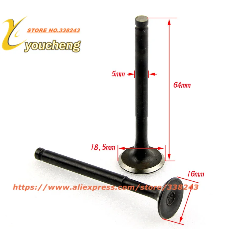 GY650 80cc скутер Двигатели для автомобиля Клапан комплект сборки 139QMB Головки цилиндров для автомобиля Запчасти ремонт мотоцикл Прямая qmtj-gy650