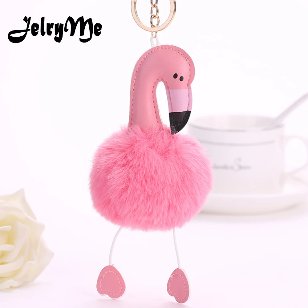 Брелок с подвеской в виде милого мультяшного героя брелок помпоном для женской