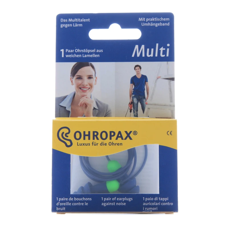 Для Германии Ohropax силиконовые удобные беруши для взрослых унисекс Проводные плавательные затычки для ушей для купания шумоподавление ушные затычки