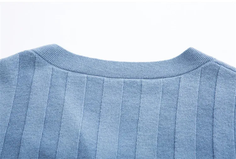 Однотонная шерстяная вязаная женская мода Vneck тонкий пуловер свитер однобортный розовый 5 цветов S-2XL розничная оптом