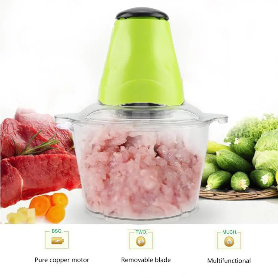 Горячий 2L 220 V Мясорубка многофункциональная электрическая мясорубка овощерезка резак домашний кухонный комбайн мясорубка