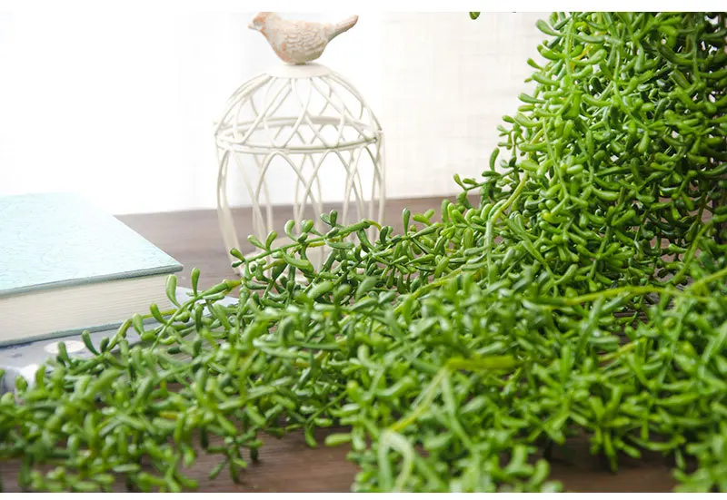 Моделирование стенками Будды бобы завод Diy Искусственный Поддельные Зеленый Свадебные украшения отель фон вечерние дома