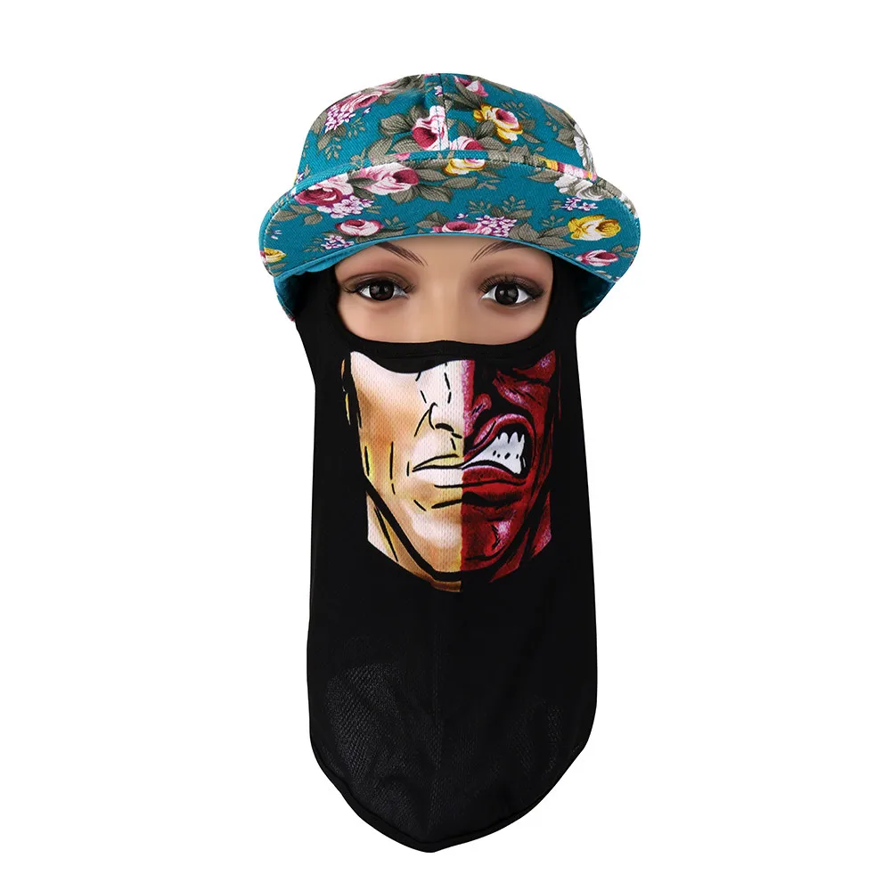 Clown Outdoor Skull Balaclava Half Face Mask Motorcycle Cycling Ski Masks Maskeler Snowboad