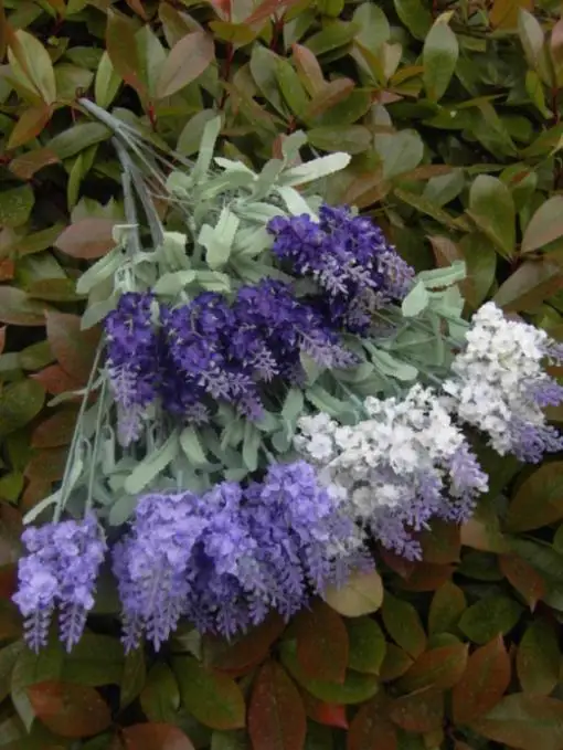 Новый 2 букет 10 голов искусственный Лавандовый Шелковый цветов Свадебный