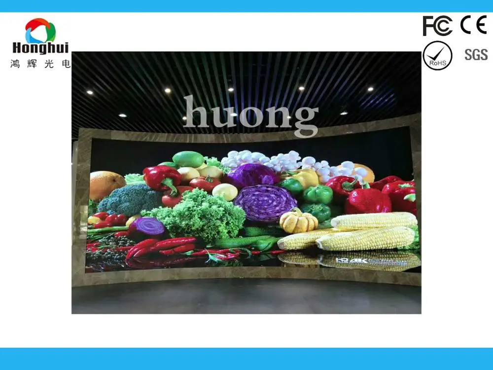 P2 Indoor led display High Definiation Full Color Led Display , Monitoring Room Big LED Screen TV