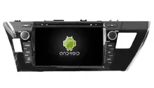 4G lite 2GB ram Android 6.0 quad core car dvd player stereo gps NAVI radio tape recorder for Toyota corolla 2014 2015 head units