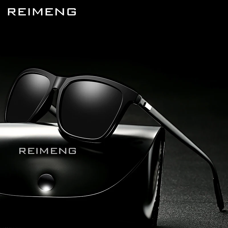 

REIMENG 2019 High Quality Men Aluminum Magnesium Polarized Sunglasses Men for Women Driving Eyewear Male Sun Glasses UV400