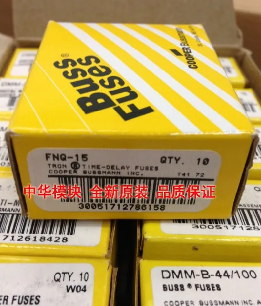 

- brand new original FNQ - 15 insurance tube 15 a 600 v FNQ - r - 10 10 abussmann quality goods now