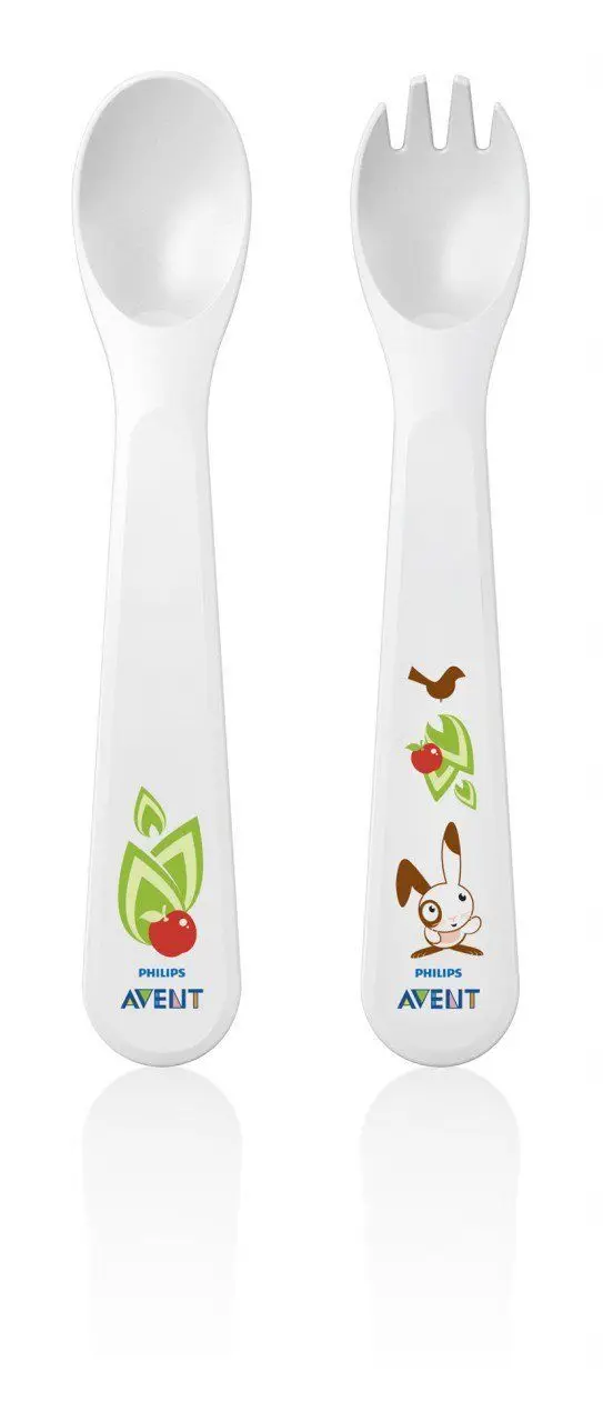 

Avent Toddler Learning Fork & Spoons Travel Spoon and Fork Set - 12M+