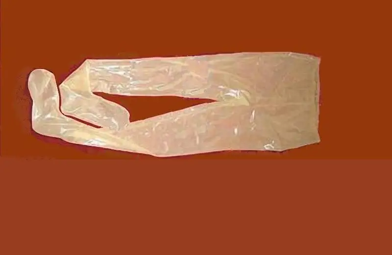 Унисекс Прозрачные латексные леггинсы брюки с латексными носками|pants pants|pants