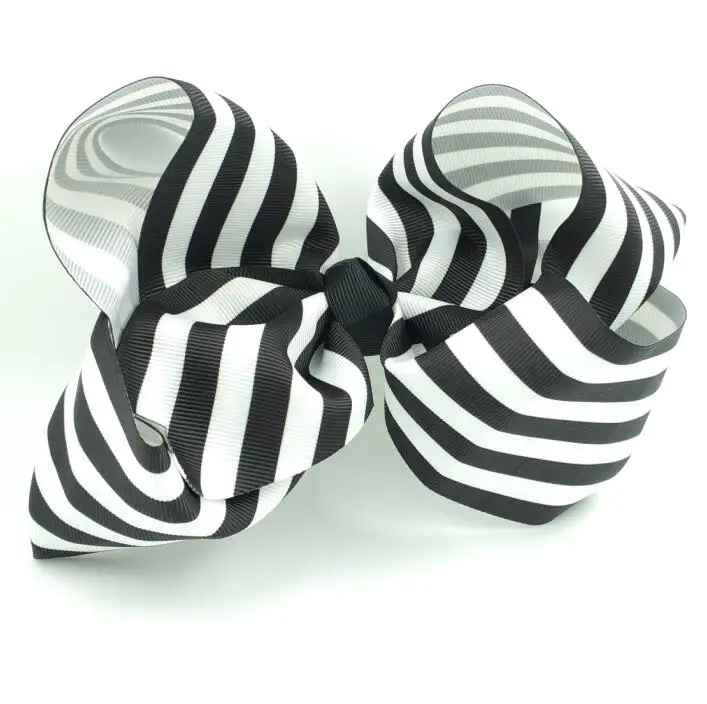 Stripe ribbon bow2