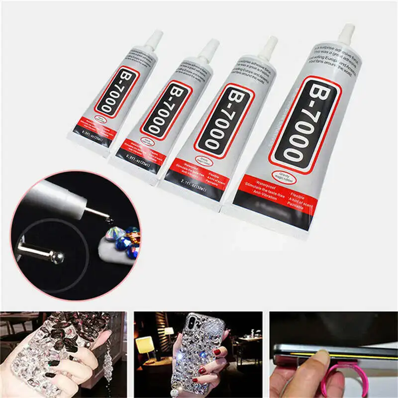 

Multipurpose Super Liquid Glue Nail Gel Epoxy Resin Adhesive DIY Jewelry Rhinestone Phone Screen Glass Glue B7000 @30