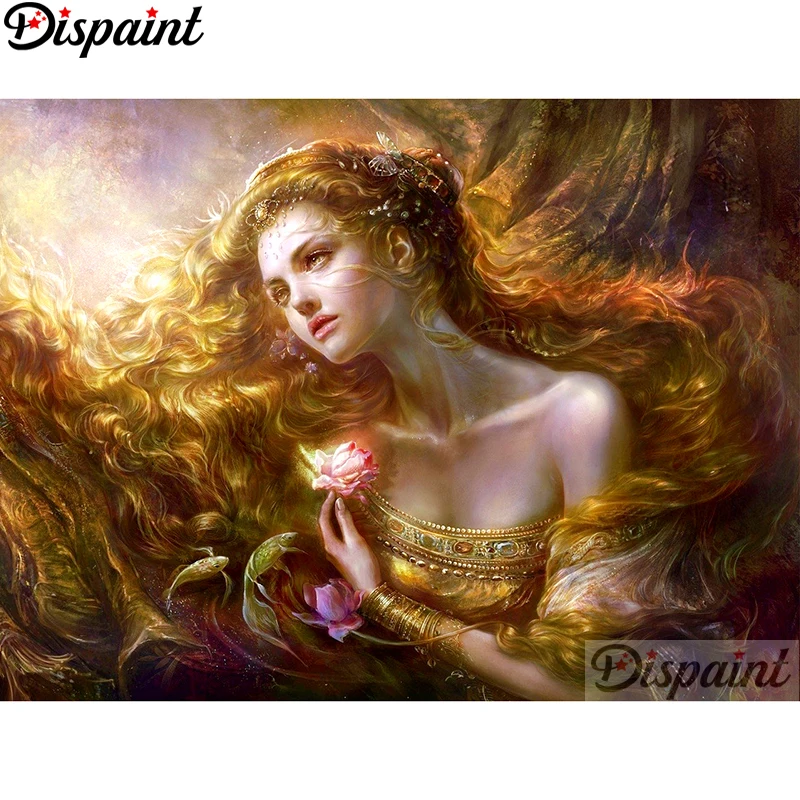 

Dispaint Full Square/Round Drill 5D DIY Diamond Painting "Cartoon fairy" Embroidery Cross Stitch 3D Home Decor A12100