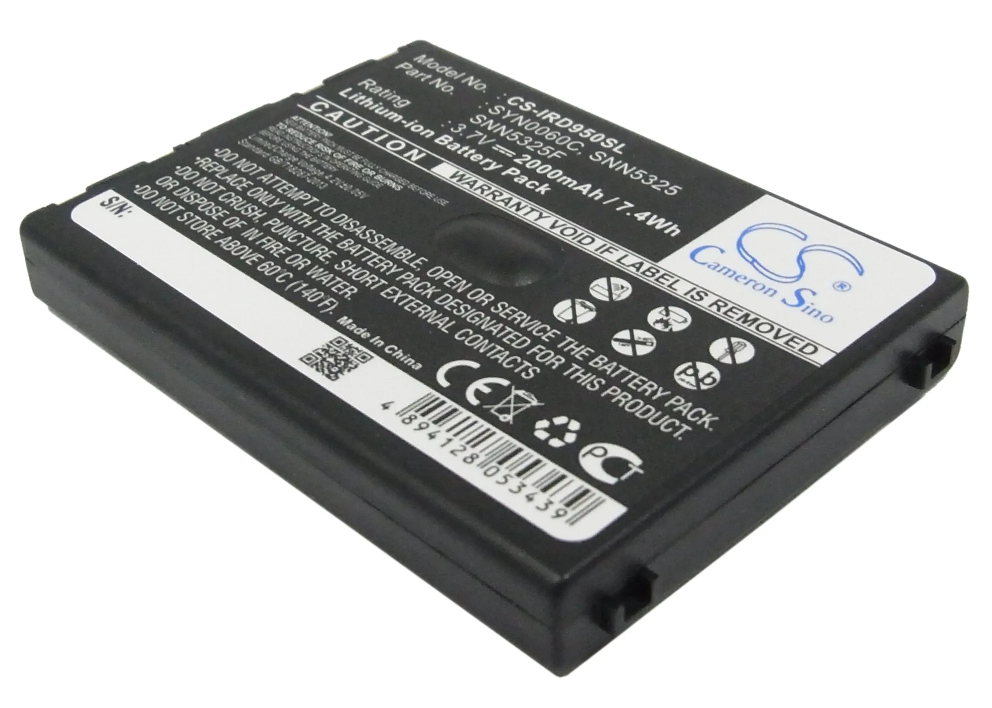 

Cameron Sino For Iridium 9500,9505 Satellite Phone Battery Li-ion High Capacity