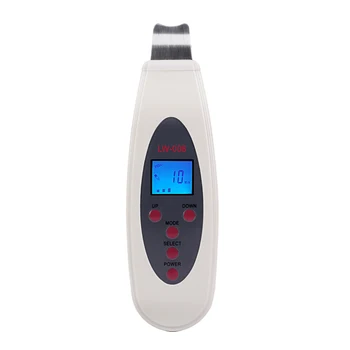 

Ultrasonic Skin Scrubber Cleanser Ultrasound Peeling Clean Tone Lift Face Cleansing Acne Removal Facial Massager