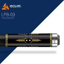ECLAT LPB-03 пул кий 1/2 шт бильярдный кий 12,6 мм наконечник для кия кий Профессиональный канадский клен технология высококонцевая палка