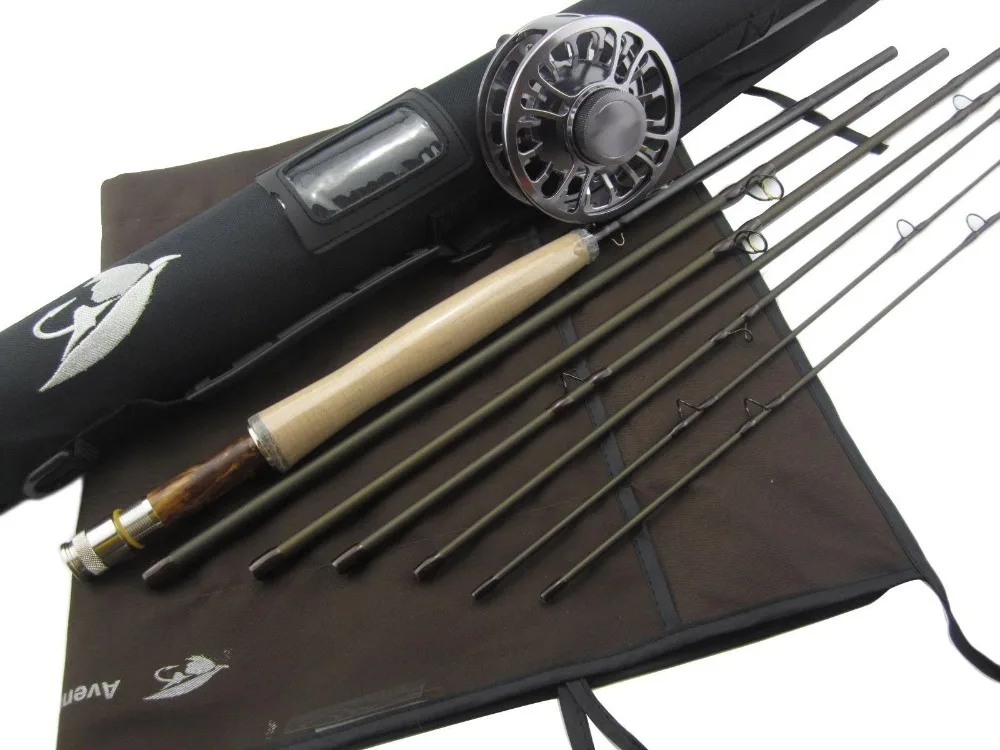 Aventik 5/6wt 9ft 6pc Best Travel Fishing Fly Rod NEW with