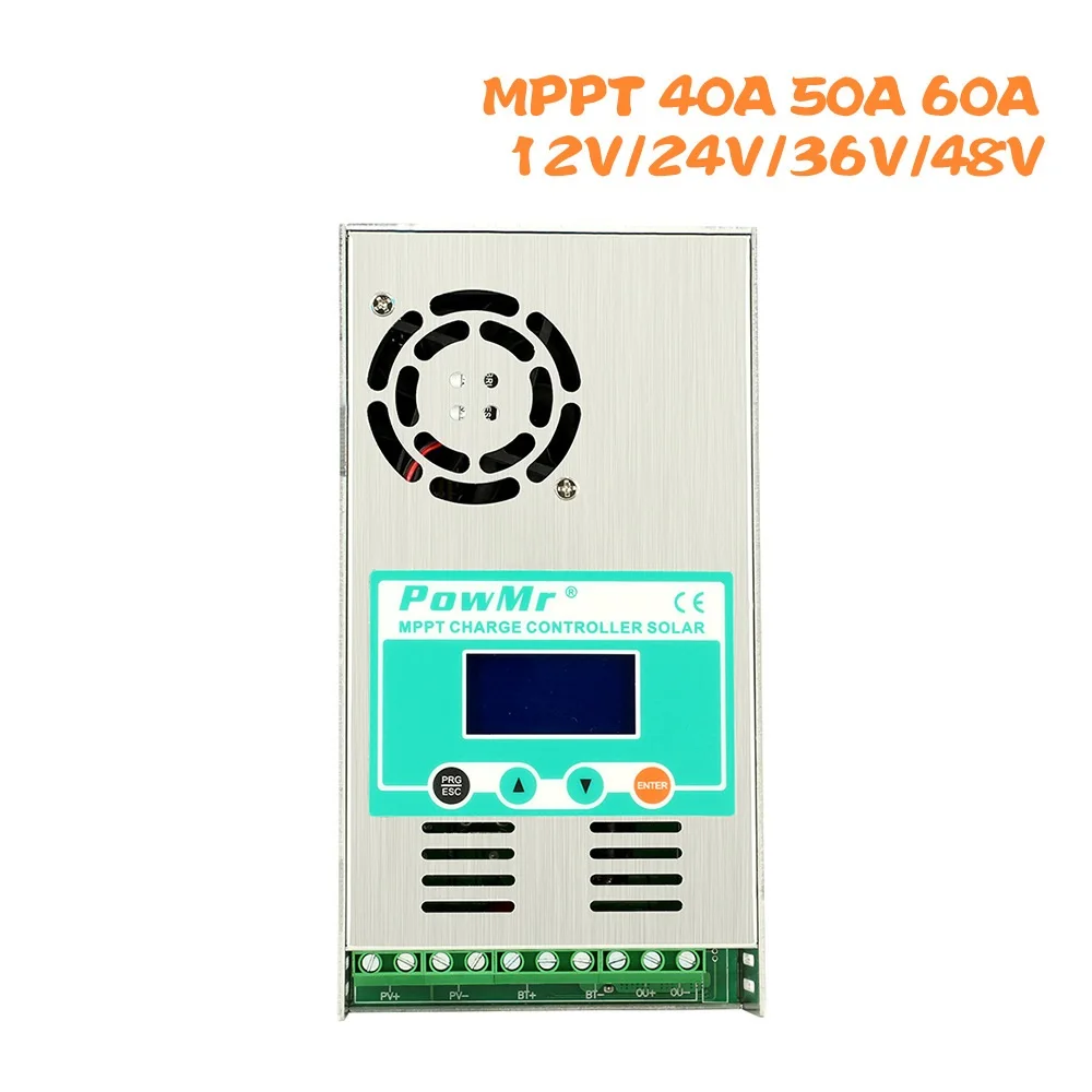 

Cross border dedicated MPPT-60A solar charge and discharge controller 12/24/36/48V with intelligent electric fan
