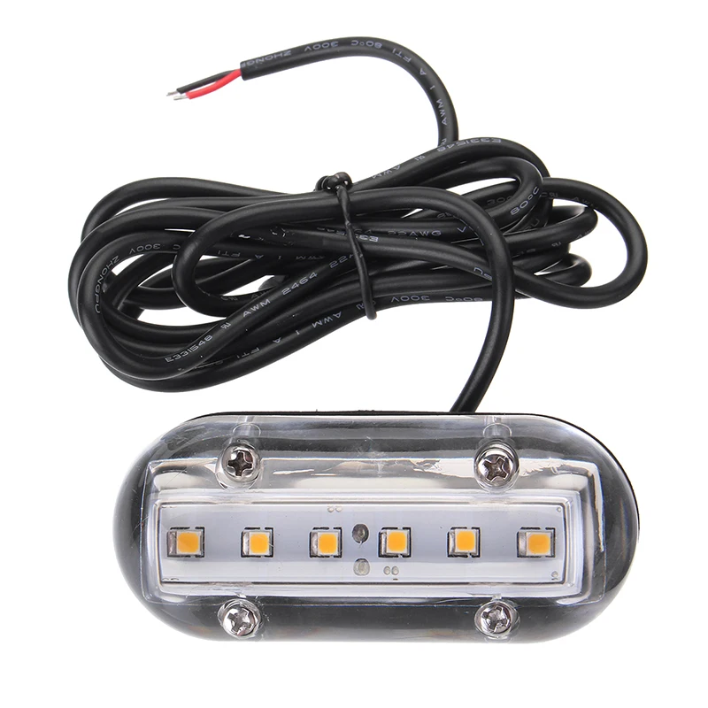 12 V морской яхты светодиодный подводный свет Водонепроницаемый Пейзаж лампа лодка аксессуары белый/синий/зеленый