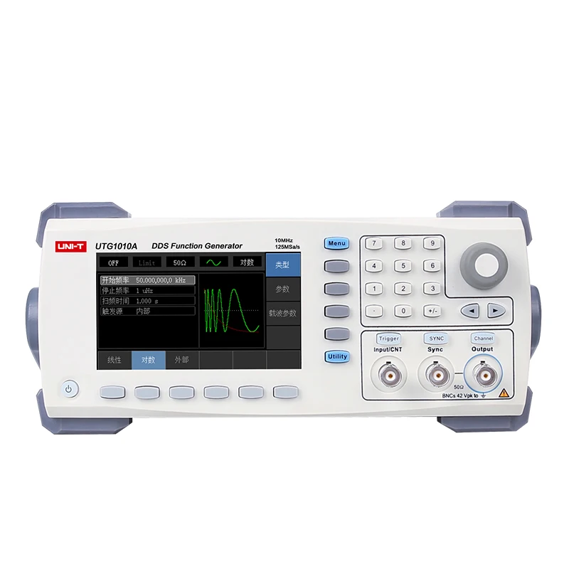 Uni T UTG1010A 10 МГц DDS функция генератор сигналов произвольной формы, 125 мс/с частота образца, USB интерфейс, 4," TFT lcd