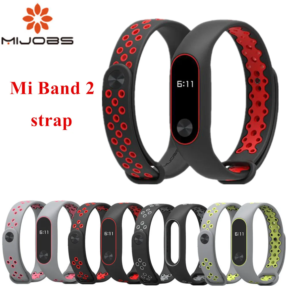 Mi Band 2 Strap Bracelet wrist strap for Xiaomi mi band 2 watch xiomi Mi band2 accessories smart bracelet sport Silicone Strap