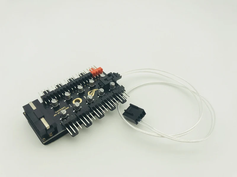 Newest PC 1 to 10 4Pin Molex Cooler Cooling Fan Hub Splitter Cable PWM 12V Led Power Supply Adapter For BTC Bitcoin Miner Mining