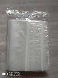 100 шт./лот высокого качества прозрачный PE Zip замок ювелирные изделия Подарочная упаковка Сумки оптом, 20*30 см Clear Сумки самоклеющиеся сумки