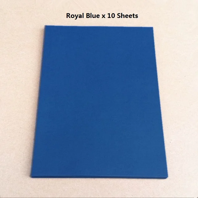 230g A4 Blue Color Blank Matte Paper Cardstock Thick Card Papers