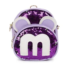 Милая и красивая обувь для девочек сумка Детская блесток Crossbody сумки на плечо Детская сумка-мессенджер