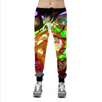 

Unisex Casual Rick and Morty 3D Print Jogger Pants Men's Novelty full Length Pencil Pant Women's fashion Trousers Streetwear