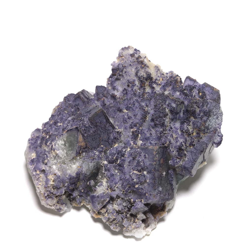 

379g NATURAL Stones and Minerals purple Fluorite White quartz crystal RARE ORE UNIQUE SPECIMENS yun'nan CHINA
