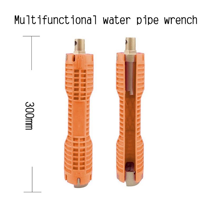 QUK 8in1 Faucet and Wrench Installer Multi-purpose Wrench Plumbing Tool For Toilet BowlSinkBathroomKitchen Plumbing and More10