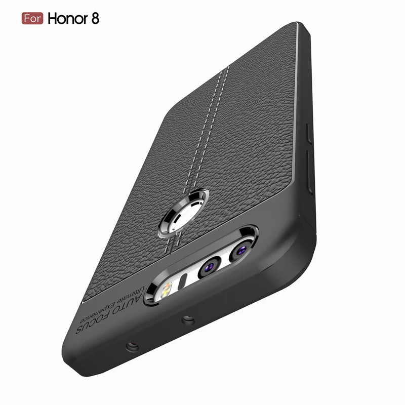 Litchi cortex silicone case for huawei Honor 8 (11)