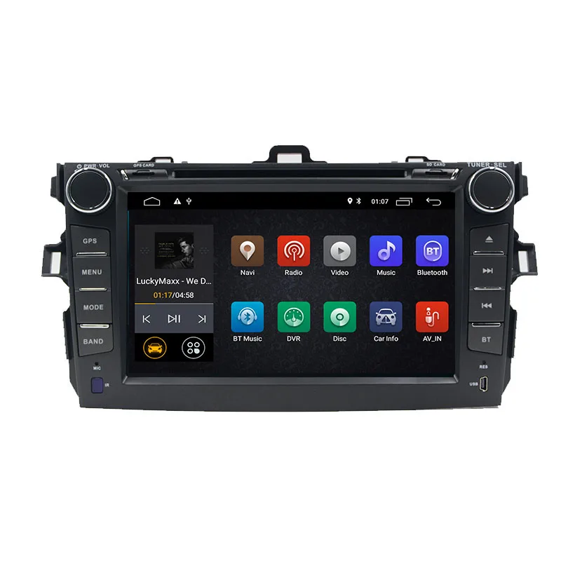 Discount Android 9.0 RAM 2 GB Car 2 Din Multimedia Player for Toyota Corolla 2007 to 2008, 2009, 2010, 2011 DVD radio Gps Naviagtion WIFI 4