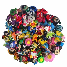 100 шт./лот, различные стили, разные аксессуары для обуви, подвески для обуви, украшение для обуви, подходит для детского подарка