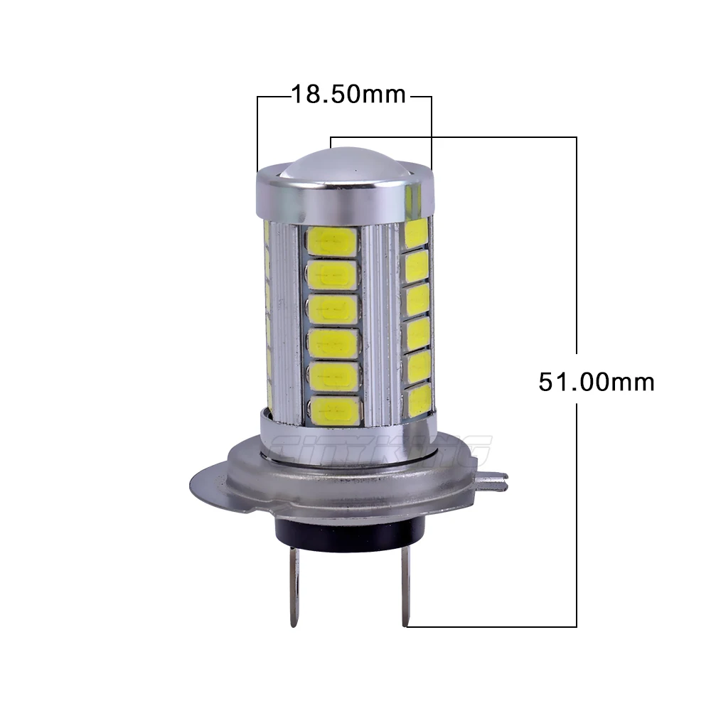 1 x H7 светодиодный высокое Мощность светильник для h4 h7 светодиодный 33SMD 5730 5630 туман светильник противотуманный фонарь светодиодный головной светильник дальнего света светодиодный автомобильный светильник авто лампа