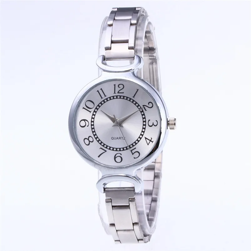 Casual Women Watches Bracelet Watch Ladies Stainless Steel Band Analog Quartz Round Wrist Watches clock relogio feminino J11#N (3)