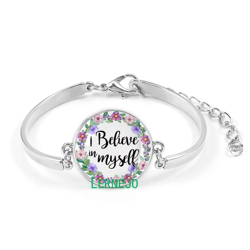Adjustable Bracelet Motivational Wristbands Inspirational Quotes Bangle